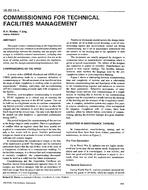 DE-93-15-4 — Commissioning for Technical Facilities Management