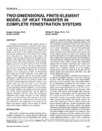 OR-94-20-4 — Two-Dimensional Finite-Element Model of Heat Transfer in Complete Fenestration Systems