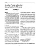 VA-89-11-4 — Canadian Project to Develop Energy Labels for Windows