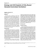 3988 — Energy and IAQ Impacts of CO2-Based Demand-Controlled Ventilation
