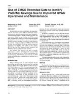 4063 — Use of EMCS Recorded Data to Identify Potential Savings Due to Improved HVAC Operations and Maintenance