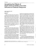 PH-97-02-3 — Simulating the Effects of HVAC-Induced Airflow From Slot Diffusers on Detector Response