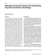 4076 — Potential Correction Factors for Interpreting CO2 Measurements in Buildings