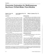 PH-97-04-2 — Parameter Estimation for Multiresponse Nonlinear Chilled-Water Plant Models