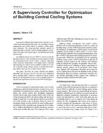 PH-97-04-3 — A Supervisory Controller for Optimization of Building Central Cooling Systems