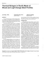 PH-97-05-3 — Thermal Bridges in Roofs Made of Wood and Light-Gauge Steel Profiles