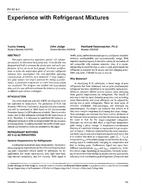 PH-97-09-3 — Experience With Refrigerant Mixtures