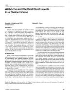 4084 — Airborne and Settled Dust Levels in a Swine House