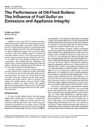 PH-97-13-1 (RP-757) — The Performance of Oil-Fired Boilers: The Influence of Fuel Sulfur on Emissions and Appliance Integrity