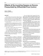 3933 — Effects of Surrounding Spaces on Rooms Pressurised by Differential Flow Control