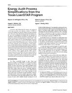 3939 — Energy Audit Simplifications from the Texas LoanSTAR Program
