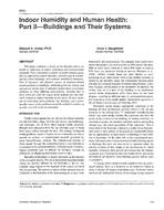 3952 — Indoor Humidity and Human Health—Part 2: Buildings and Their Systems