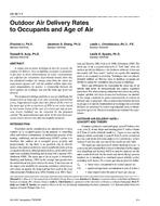 SA-96-01-2 — Outdoor Air Delivery Rates to Occupants and Age of Air