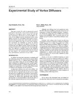 SA-96-01-5 — Experimental Study of Vortex Diffusers