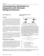 SA-96-02-2 — Thermodynamic optimisation of evaporators with zeotropic refrigerant mixtures