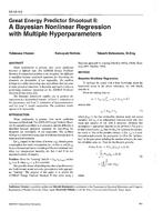 SA-96-03-2 — Great Energy Predictor Shootout II. A Bayesian Nonlinear Regression with Multiple Hyperparameters