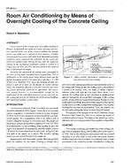 AT-96-08-2 — Room Air Conditioning by Means of Overnight Cooling of the Concrete Ceiling