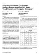 SA-96-06-3 — A Study of Insulated Glazing Unit Surface Temperature Profiles Using Two-Dimensional Computer Simulation