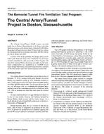 BN-97-06-1 — The Memorial Tunnel Fire Ventilation Test Program: The Central Artery/Tunnel Project in Boston, Massachusetts