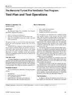 BN-97-06-4 — The Memorial Tunnel Fire Ventilation Test Program: Test Plan and Test Operations