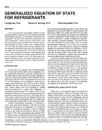 3833 — Generalized Equation of State for Refrigerants