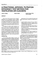 3842 (RP-671) — A Fractional Aerosol Filtration Efficiency Test Method for Ventilation Air Cleaners