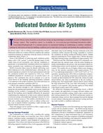 Emerging Technologies: Dedicated Outdoor Air Systems