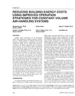 SD-95-03-4 — Reducing Building Energy Costs Using Improved Operation Strategies for Constant-Volume Air-Handling Systems