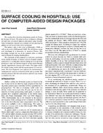 SD-95-04-3 — Surface Cooling in Hospitals: Use of Computer-Aided Design Packages