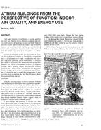 SD-95-06-1 — Atrium Buildings from the perspective of Function, Indoor Air Quality and Energy Use