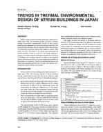 SD-95-06-3 — Trends in Thermal Environmental Design of Atrium Buildings in Japan