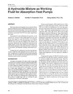 AT-96-17-4 — A Hydroxide Mixture as Working Fluid for Absorption Heat Pumps