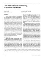 AT-96-20-3 — The Resorption Cycle Using Ammonia and Water