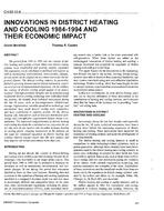 CH-95-10-4 — Innovations in District heating and Cooling 1984-1994 and their Economic Impact