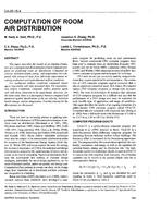 CH-95-15-4 — Computation of Room Air Distribution