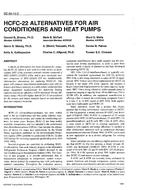 SD-95-12-2 — HCFC-22 Alternatives for Air Conditioners and Heat Pumps