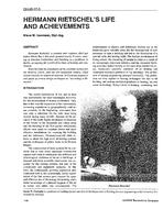 CH-95-17-3 — Hermann Rietschel's Life and Achievements