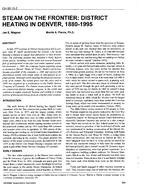 CH-95-10-2 — Steam on the Frontier. District Heating in Denver, 1880-1995