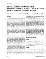 SD-95-15-4 — Estimation of Comfortable Temperatures for Small Laboratory Animals Using Thermography