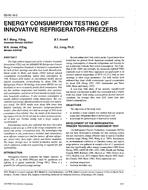 SD-95-16-2 — Energy Consumption Testing of Innovative Refrigerator-Freezers
