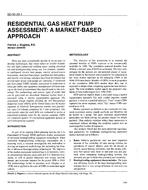 SD-95-20-1 — Residential Gas Heat Pump Assessment – A Market-Based Approach