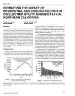 SD-95-20-2 — Estimating the Impact of Residential Gas Cooling Equipment on Electric Utility Summer Peak in Northern California