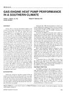 SD-95-20-4 — Gas Engine Heat Pump Performance in a Southern Climate