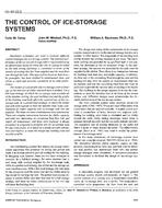 CH-95-22-3 — The Control of Ice-Storage Systems