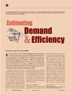Estimating Demand & Efficiency