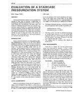 3710 — Evaluation of a Staircase Pressurization System