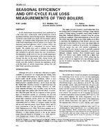 DE-93-01-2 — Seasonal Efficiency and Off-Cycle Flue Loss Measurements of Two Boilers