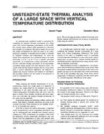 3823 — Unsteady-State Thermal Analysis of a Large Space with Vertical Temperature Distribution