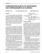 OR-94-01-2 — Composition Shifts of Zeotropic HFC Refrigerants in Service