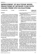 DE-93-07-4 — Improvement of Multizone Model Predictions by Detailed Flow Path Values From CFD Calculations